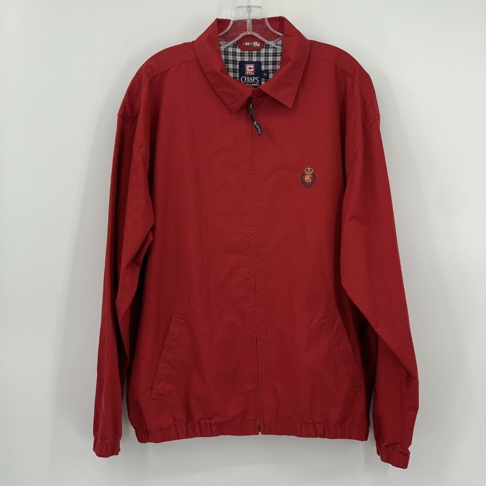Chaps Ralph Lauren  Mens XL Golf Bomber Windbreake